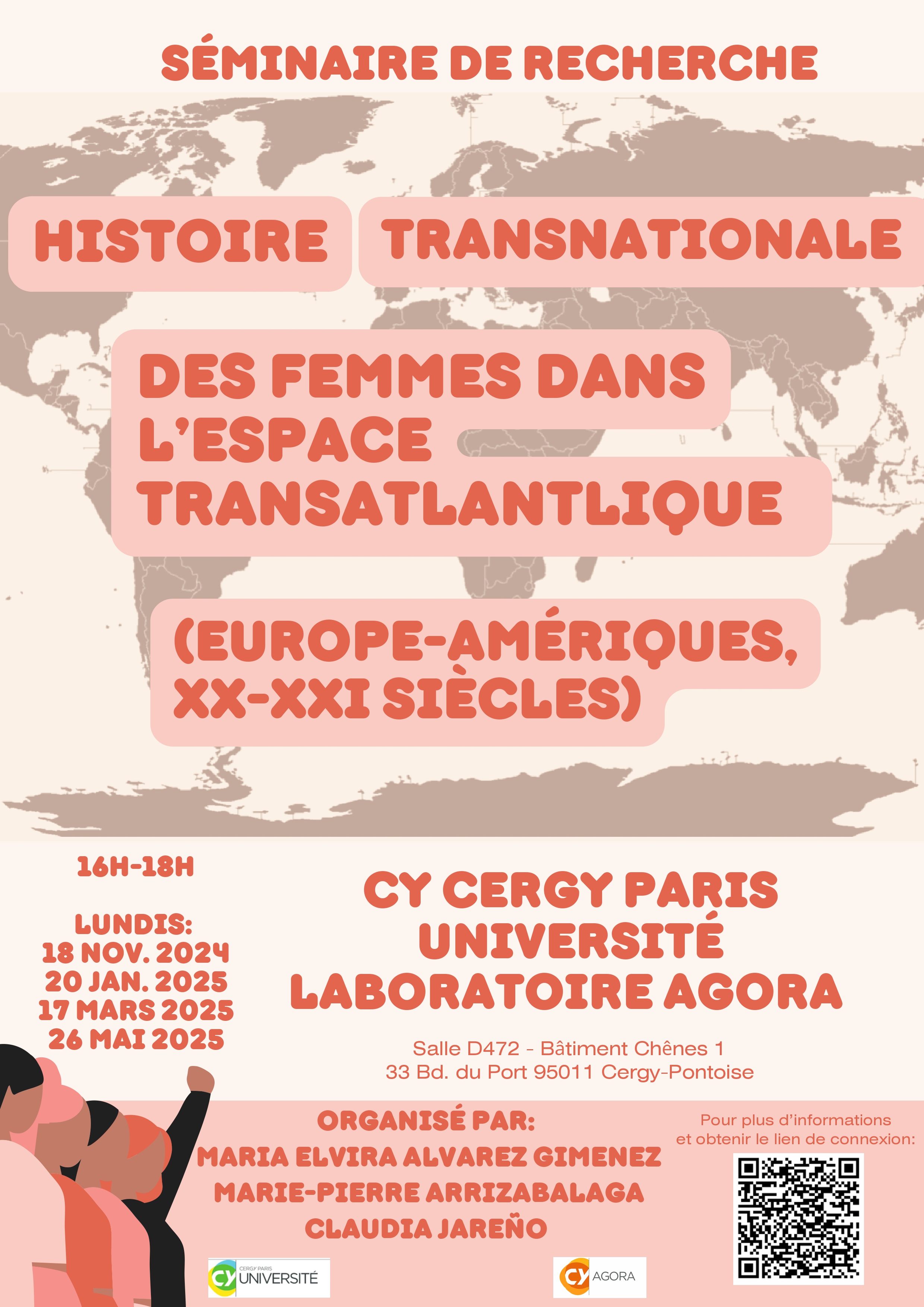 SEMINAIRE HISTOIRE TRANSNATIONALE DES FEMMES DANS L'ESPACE TRANSATLANTIQUE 