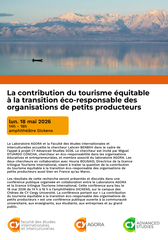 Conférence - 18 mai 2026 14h00 - La contribution du tourisme équitable à la transition éco-responsable des organisations de petits producteurs