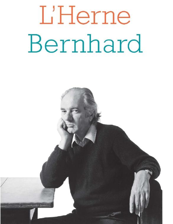 Cahier Thomas Bernhard