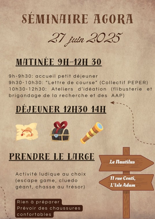 Séminaire AGORA - 27 Juin 2025